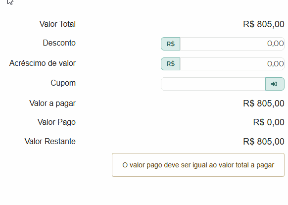 acrescimo de valor
