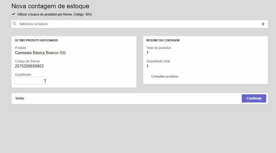 consultar produtos