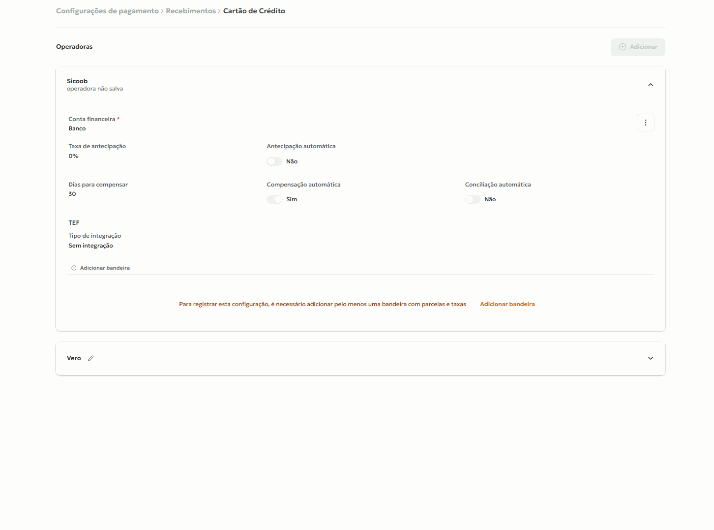 Como Inserir As Tarifas E Antecipa es Nas Configura es De Cart o Como Inserir As Tarifas E Antecipa es Nas Configura es De Cart o